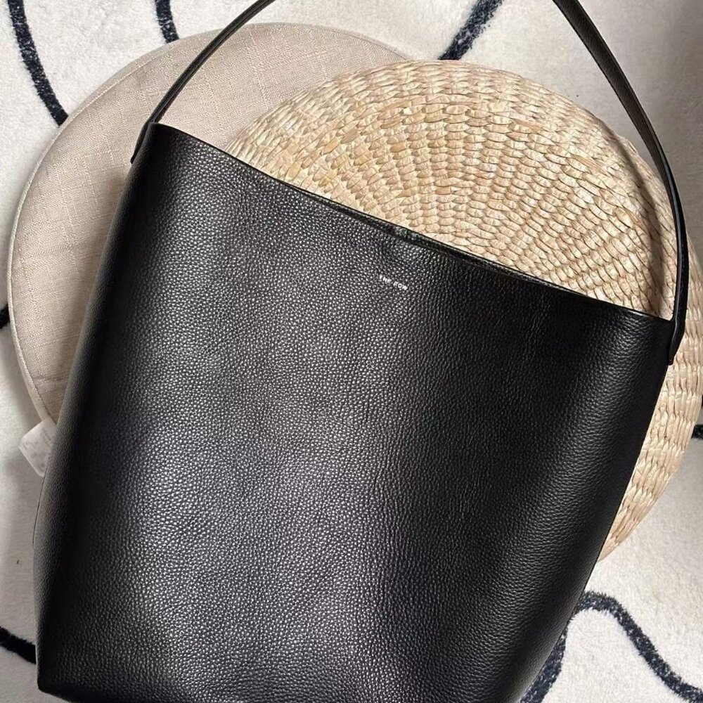 The row black bucket large backpack